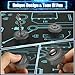 Amarlozn Transformable Fidget Spinner Metal Hand Hammer Fidgit Toy for Kids Adults Cool Shield Chain Fingertip Gyro Stress Relief Cube for Office Stocking Stuffer Gifts for Christmas 2 Pack - Image 4