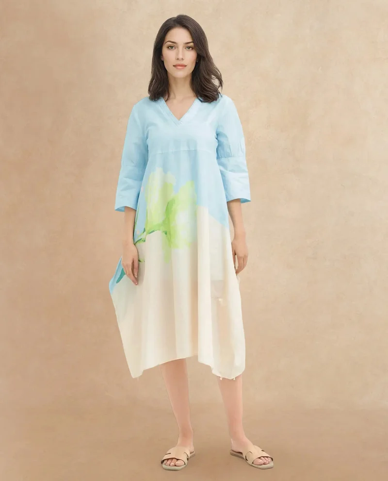 Rareism Rareism Womens Dinara Multi Dress Short Sleeve Print