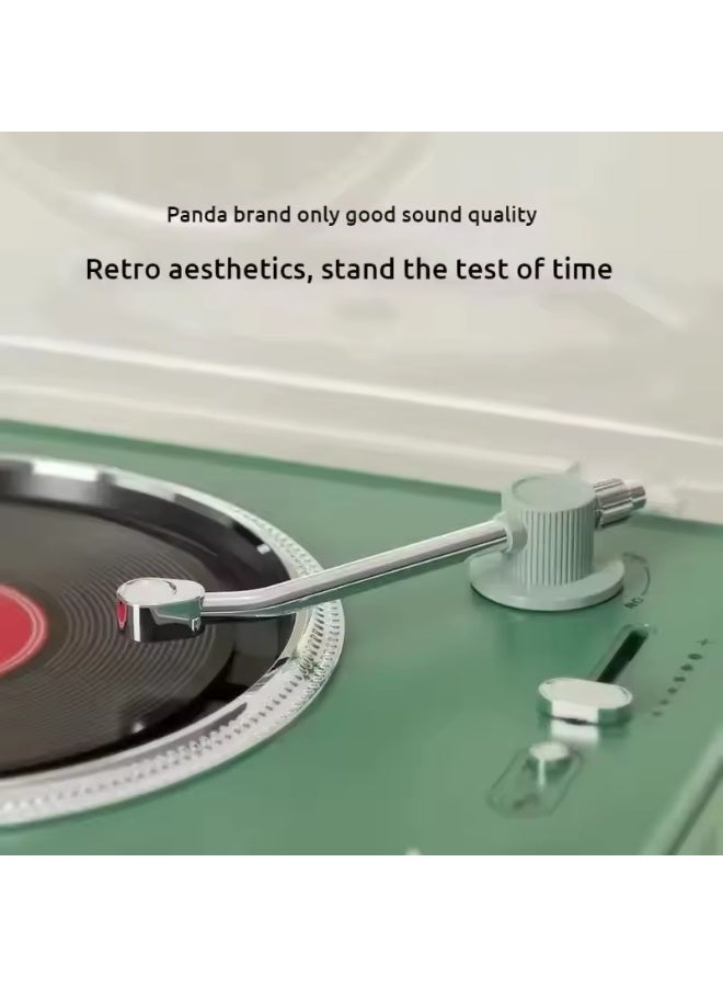 باندا مشغل أقراص باندا CD-67 الكلاسيكي ذو مكبرات الصوت، نظام صوتي يدعم مخرج الصوت/USB/بطاقة TF/بلوتوث 5.0، مشغل منزلي - Image 2
