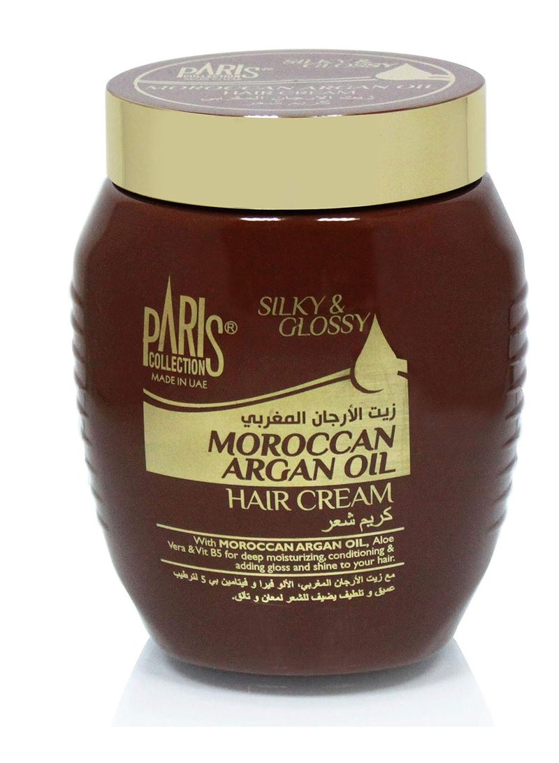 باريس كولكشن كريم شعر بزيت الأرغان المغربي - 475 مل