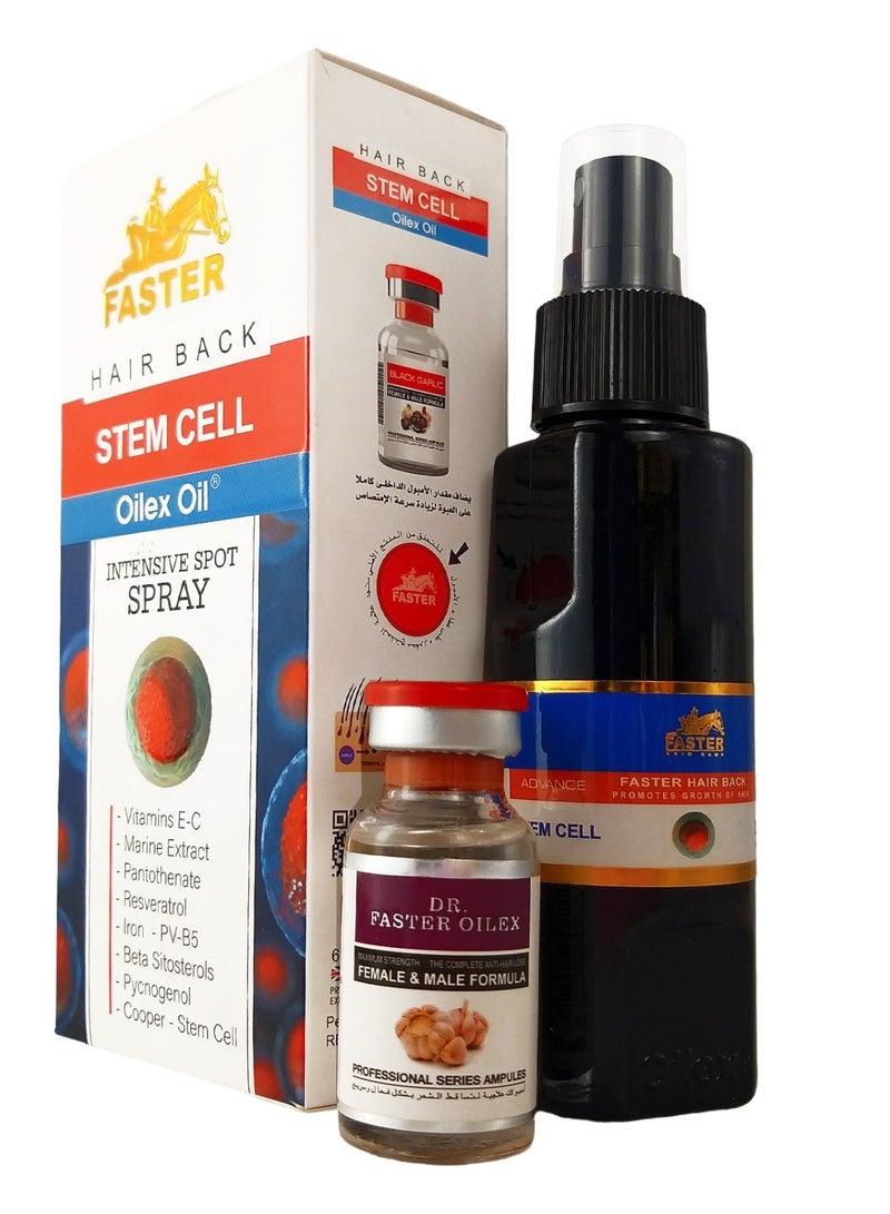 Faster Hair Back Stem Cell Oilex Oil 100ml - Image 1