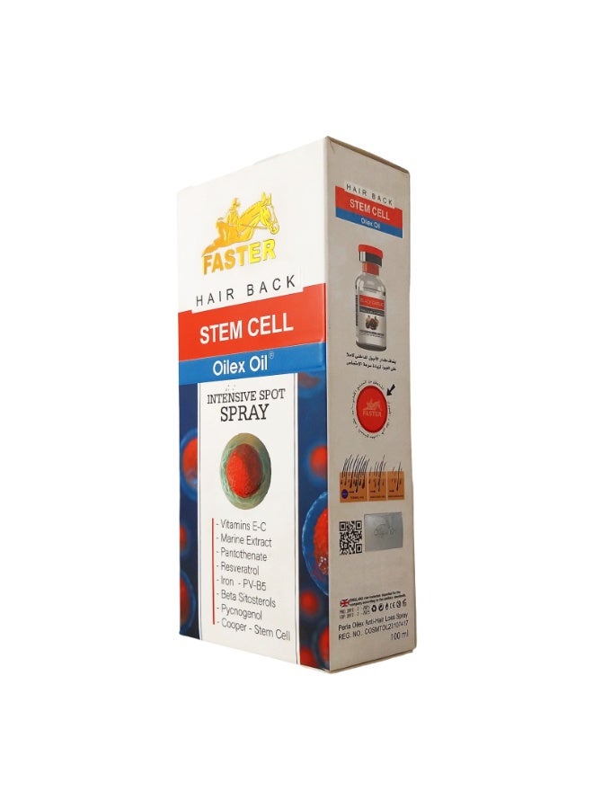 Faster Hair Back Stem Cell Oilex Oil 100ml - Image 2