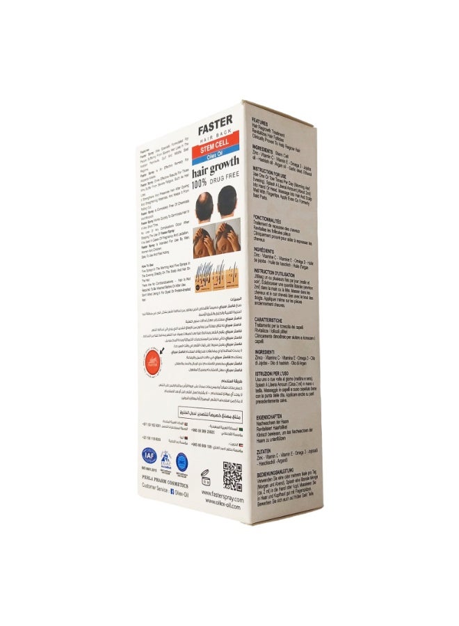 Faster Hair Back Stem Cell Oilex Oil 100ml - Image 3
