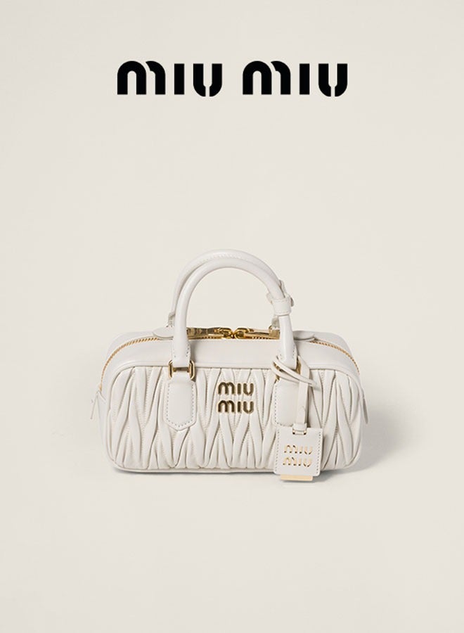 Miu Miu Arcadie Sheepskin Small Bowling Bag for Women - Image 1