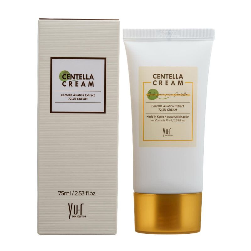 YU.R SKIN SOLUTION YU.R ME Centella Cream 75ml – Soothing & Moisturizing Facial Cream for Daily Skincare - Image 1
