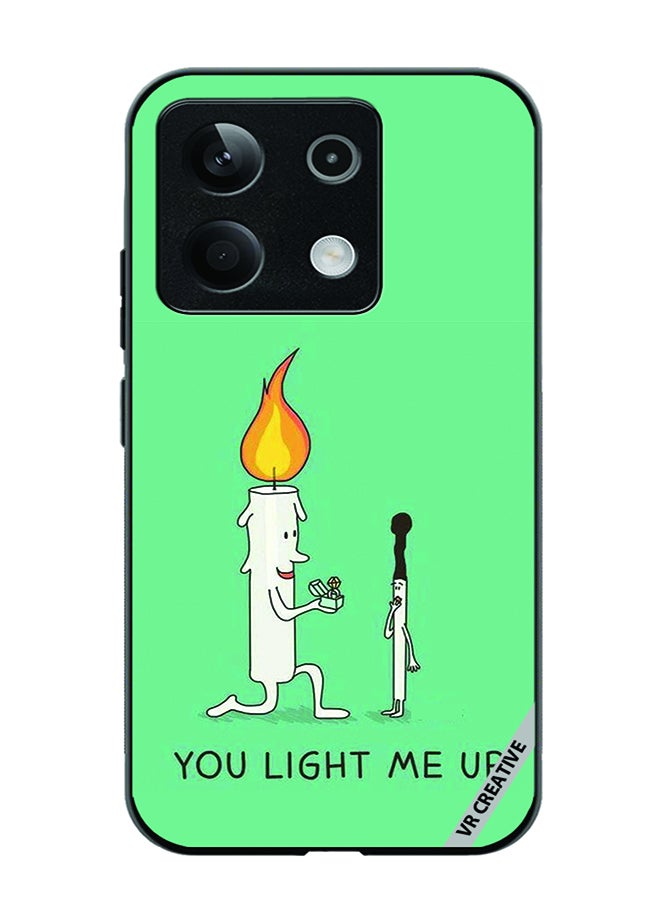 VR CREATIVE Protective Case Cover For Xiaomi Poco X6 You Light Me Up Design Multicolour - Image 1