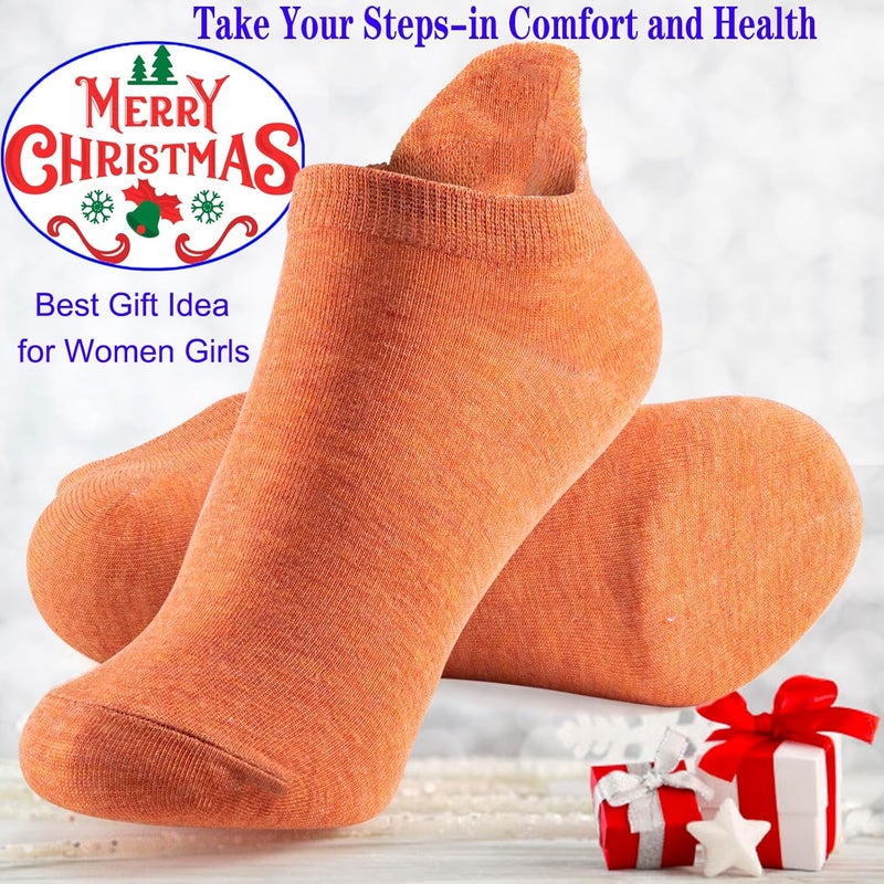 IBEILLI Women Cute Socks 10 Pairs Cotton Kawaii Embroidered Funny Low Cut Ankle Socks for Women Girls - Image 5