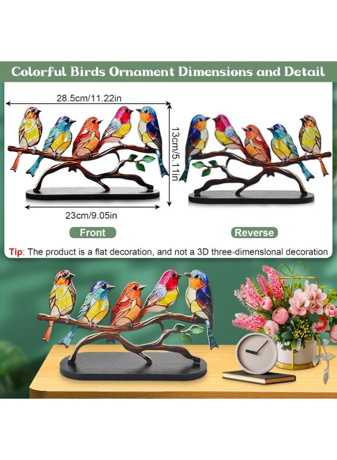 بيوينتي طيور الزجاج الملون - Image 2