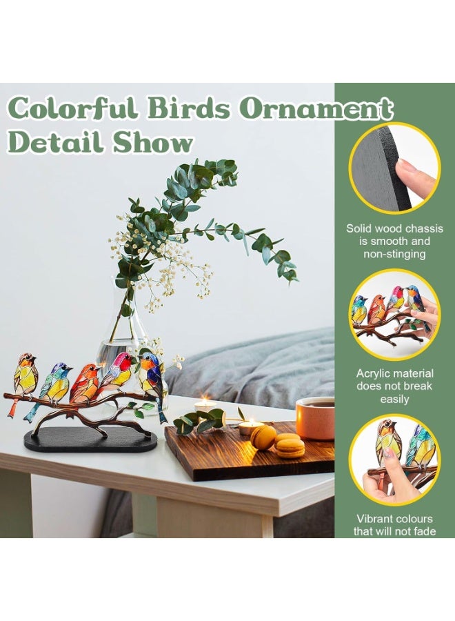 بيوينتي طيور الزجاج الملون - Image 3