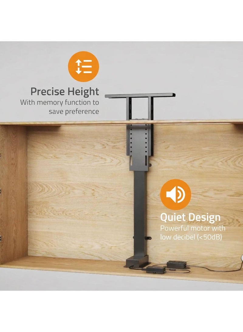 BEETEC Motorized TV Lift Mount for 32–65 Inch TVs, 60kg Capacity, Vertical Lift Stand with RF Remote & Tuya Smart App Control, Memory Height Function, VESA 600×400, Black | TF-TL710 - Image 5