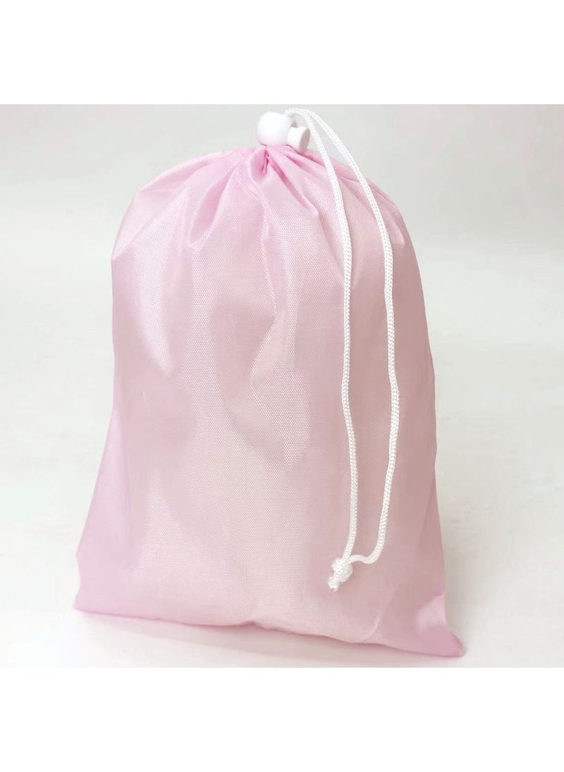 Generic Yoga Resistance Bands for Home Fitness and Stretching Pink Oxford Drawstring Pocket 