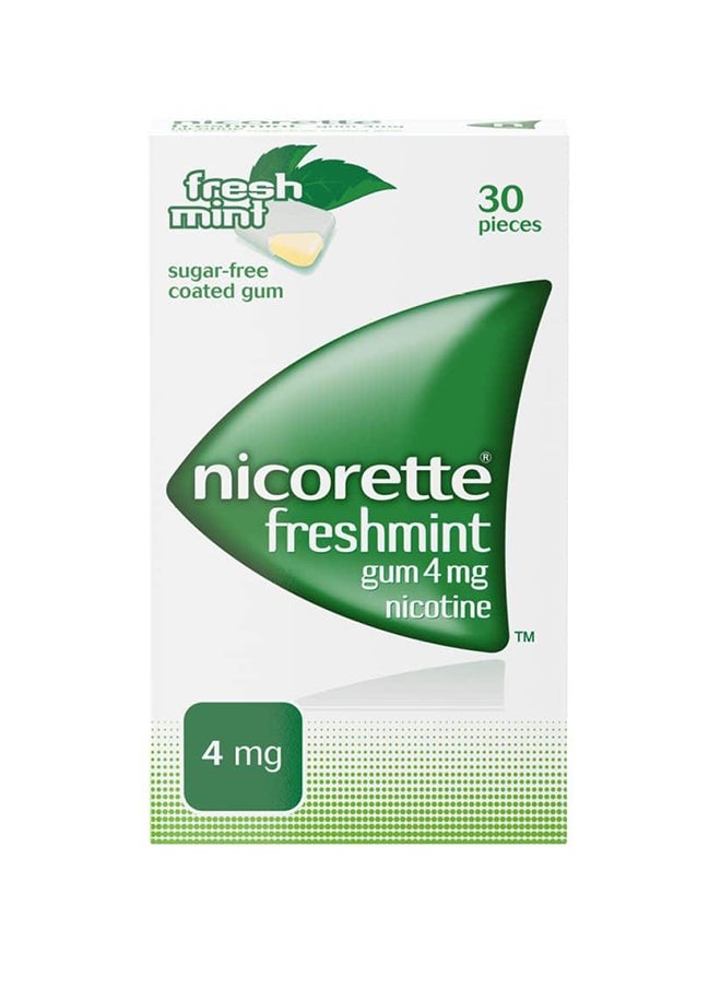 nicorette 4Mg Freshmint Nicotine Gum 30'S 