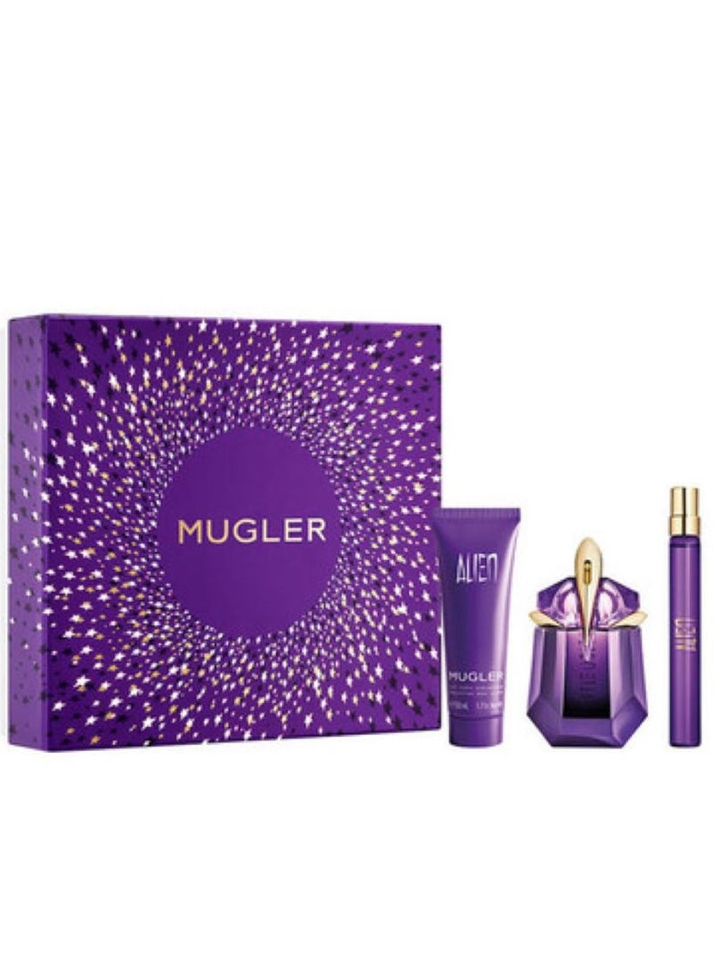 Mugler ALIEN COFFRET EAU DE PARFUM VAPORISATEUR 30ML + V10ML + BL50ML