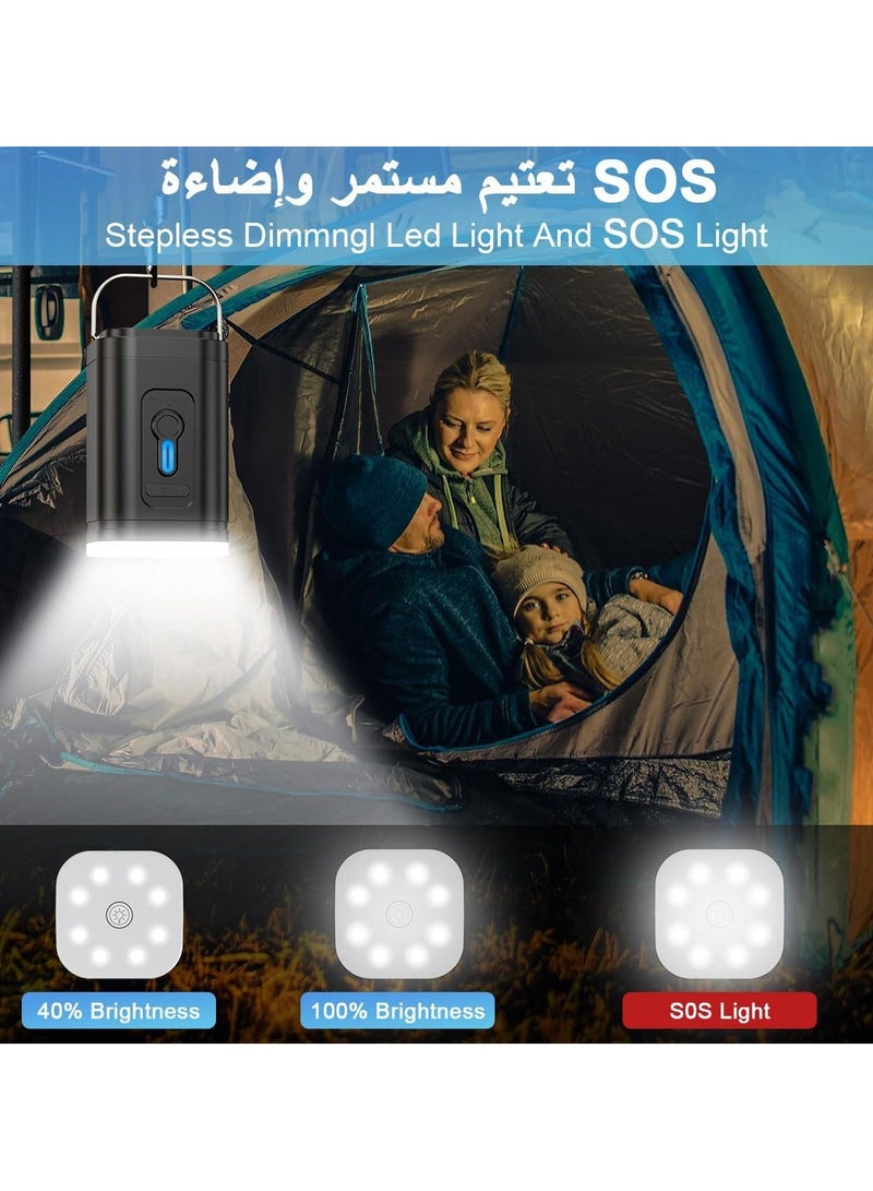 عربست مضخة هواء كهربائية صغيرة، مضخة هواء منفاخة مع 5 فوهات وإضاءة LED للتخييم، مضخة قابلة لإعادة الشحن سريعة التعبئة بقوة 2400 مللي أمبير في الساعة لمرتبة هوائية وسرير وحلقة سباحة وعوامات حمام سباحة ووسادة قابلة للنفخ وحقيبة مفرغة من الهواء  - Image 5
