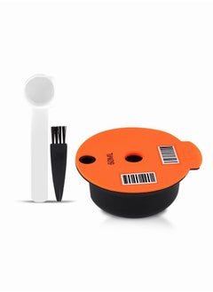 Reusable capsules can be refilled in coffee pods compatible with Nescafe Dolce Gusto machines for durability
