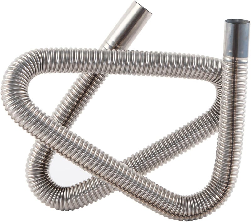 KAABEE Diesel Heater Exhaust Pipe Flexible Exhaust Tubing Stainless Steel 1" Inner Diameter (78INCH 200CM) - Image 2