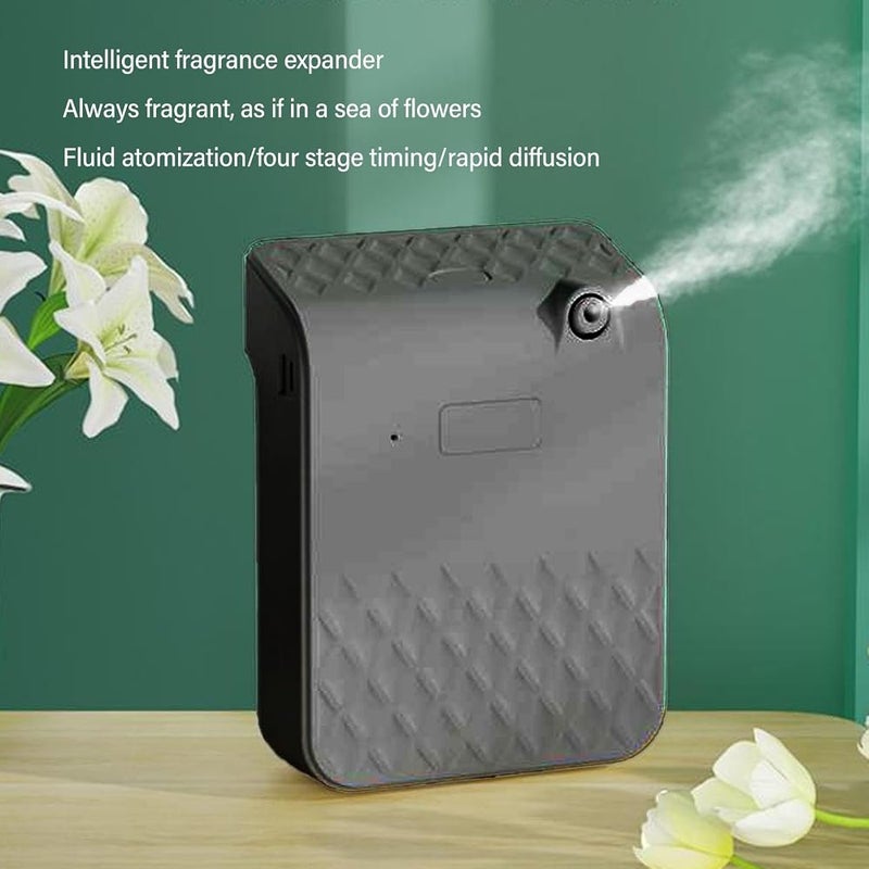 Focket 140ml Diffuser 4 Stage Smart Digital Display 2 Power Methods Long Fragrance Retention Fragrance Machine For Hotel (Black) - Image 2