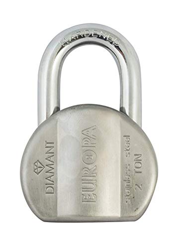 Europa Stainless Steel Diamant Padlock L365 SS (Metallic Finish) - Image 5