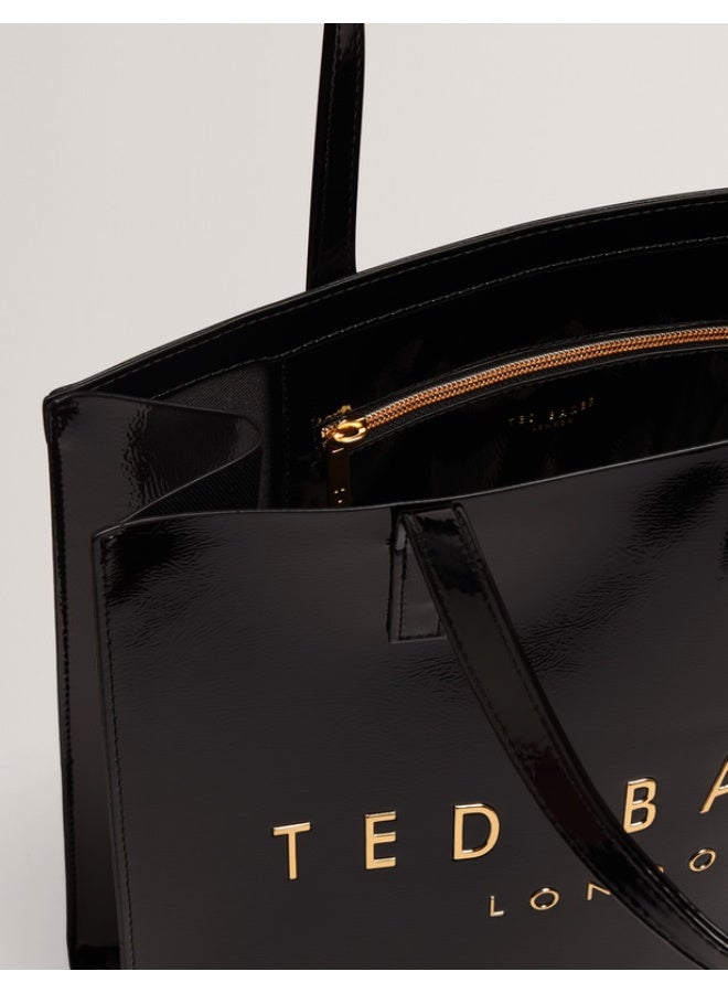 Ted Baker حقيبة أيقونية كبيرة مجعدة - Image 5