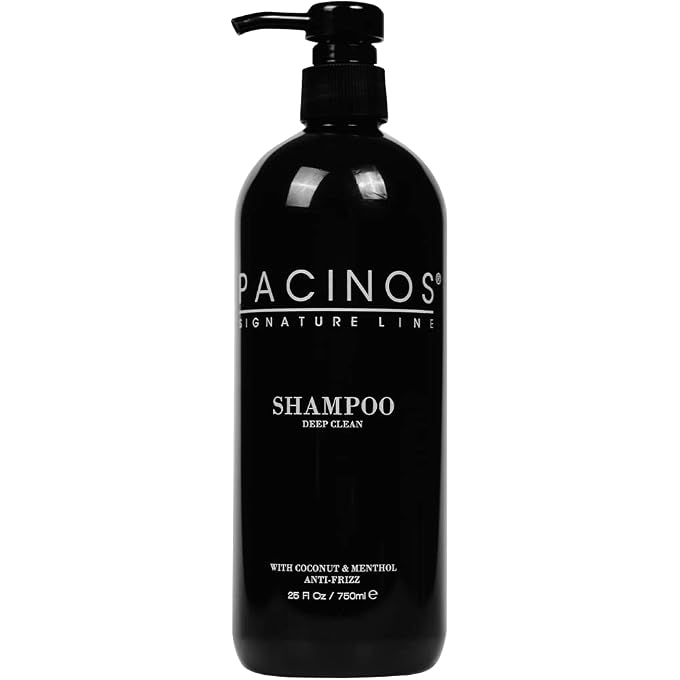 Men's Deep Cleansing Shampoo 750 ml Reduces Hair Loss, Anti-Frizz for All Hair Types Hairdressing Supplies With Coconut & Menthol Barbershop Quality