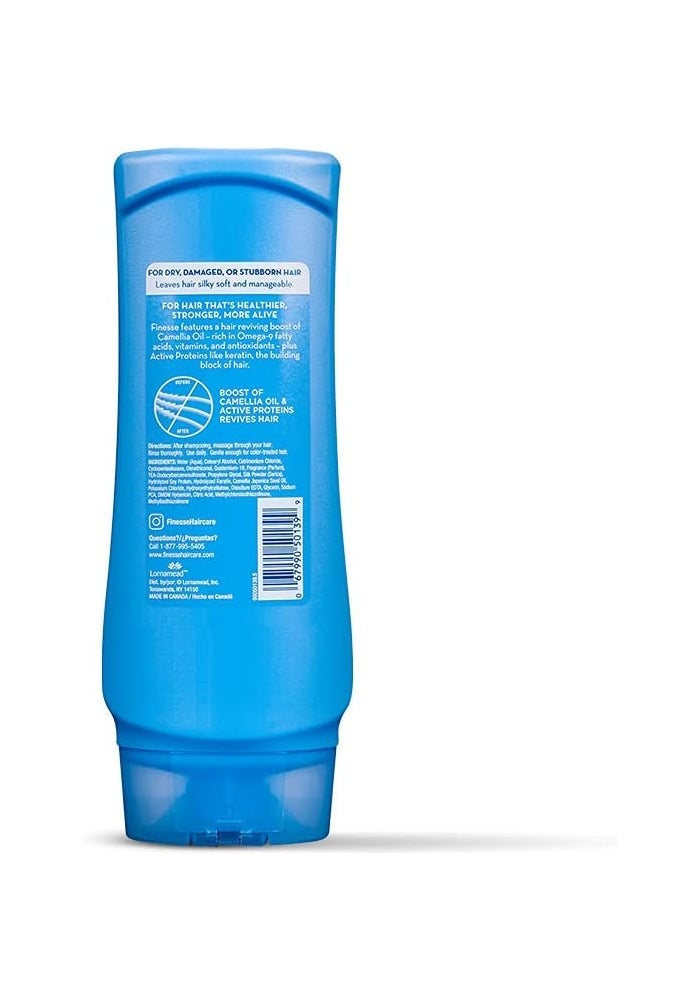 Finesse Restore + Strengthen Moisturizing Conditioner with Camellia Oil and Active Proteins - 13 oz - Image 2