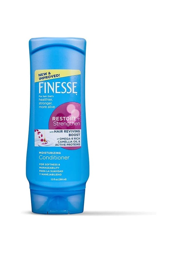 Finesse Restore + Strengthen Moisturizing Conditioner with Camellia Oil and Active Proteins - 13 oz - Image 1