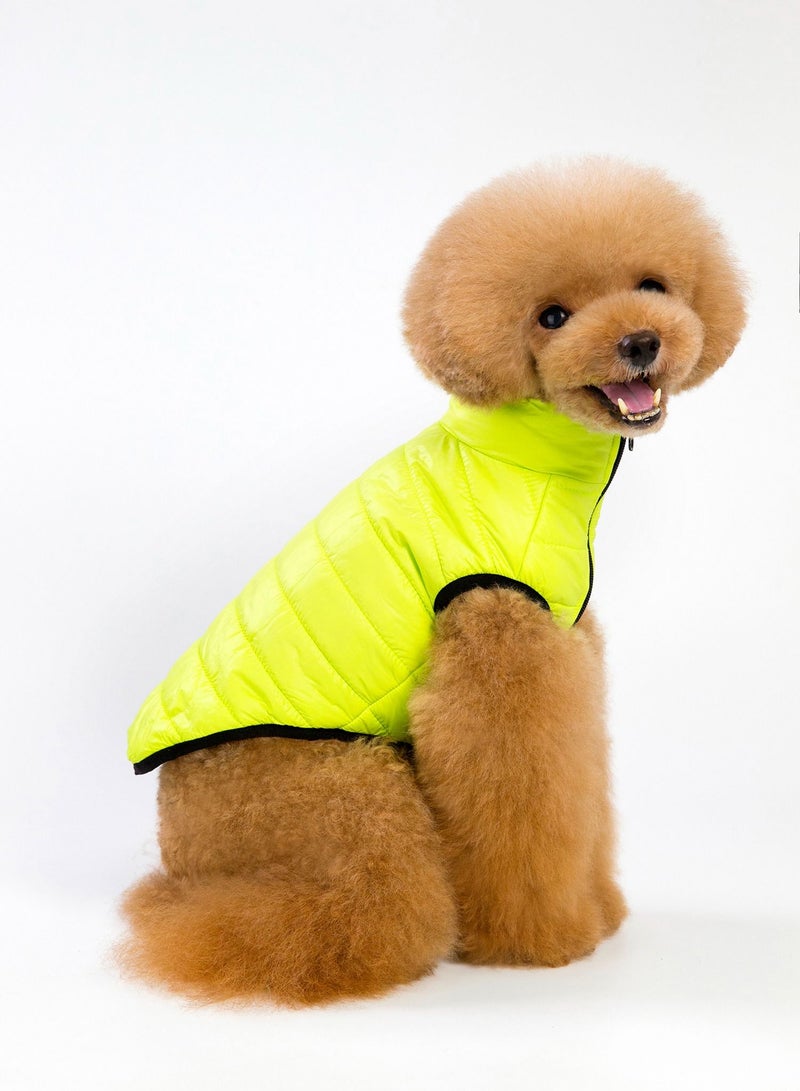 Loquat Pet clothes with thick coats Yellow - Image 2