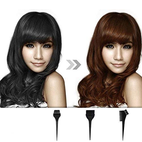 Homfine™ Hair Colouring Brush set of 3 Pcs (1 Set, Black) - Image 5