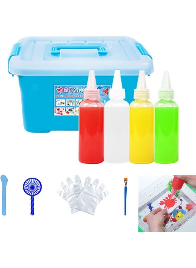 Kiti Kits KITI KITS Magic Water Elf Toy Kit 3D Handmade Water Toy, Aqua Fairy Toy Set for Kids(4Pcs Bottle & 4Pcs Mold)  - Image 1