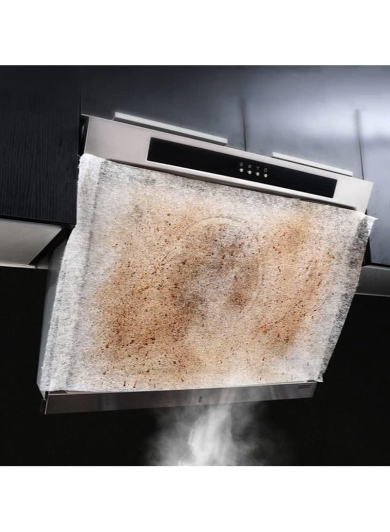 Kitchen Hood Paper Filter – Oil and Grease Resistant Non-Woven Fabric – Flame-Resistant Disposable Filter Sheet – Fits All Types of Air-Circulating Kitchen Hoods, Ventilation Fans, Cold Room Machines, and Cooking Ventilation Devices – Effective Grease Absorption – 5m Length × 46cm Width - Image 2
