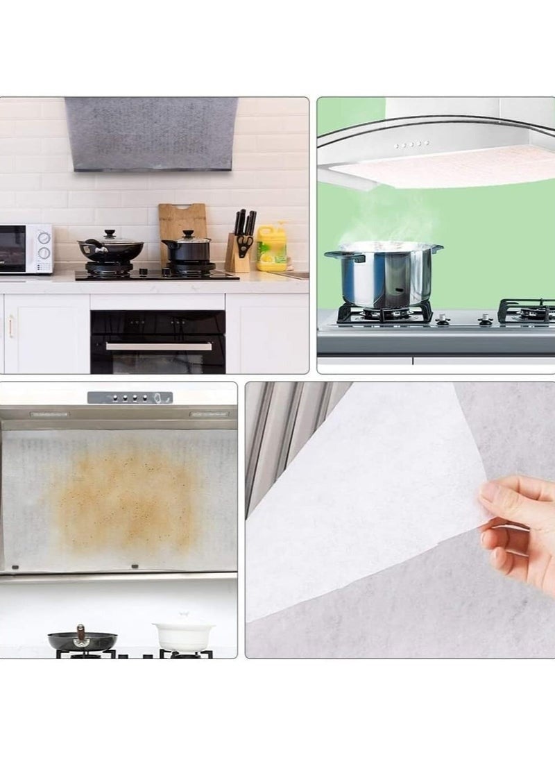 Kitchen Hood Paper Filter – Oil and Grease Resistant Non-Woven Fabric – Flame-Resistant Disposable Filter Sheet – Fits All Types of Air-Circulating Kitchen Hoods, Ventilation Fans, Cold Room Machines, and Cooking Ventilation Devices – Effective Grease Absorption – 5m Length × 46cm Width - Image 4