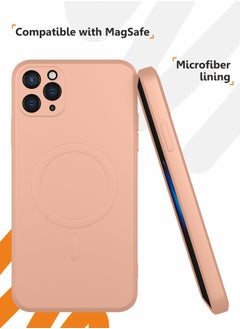 MOBILIUS for iPhone 11 Pro Case, Soft Anti-Scratch Microfiber Lining, Compatible with MagSafe, Shockproof Phone Case for iPhone 11 Pro, Pink  - Image 3