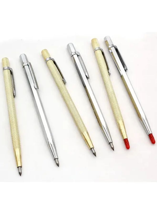 Diamond Scribing Pen Golden Heavy Duty Magnetic Tip For Glass Metal Wood - Image 2