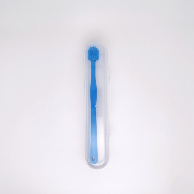 Generic Pet Dental Cleaning Kit Toothbrush Blue-with plastic box 
