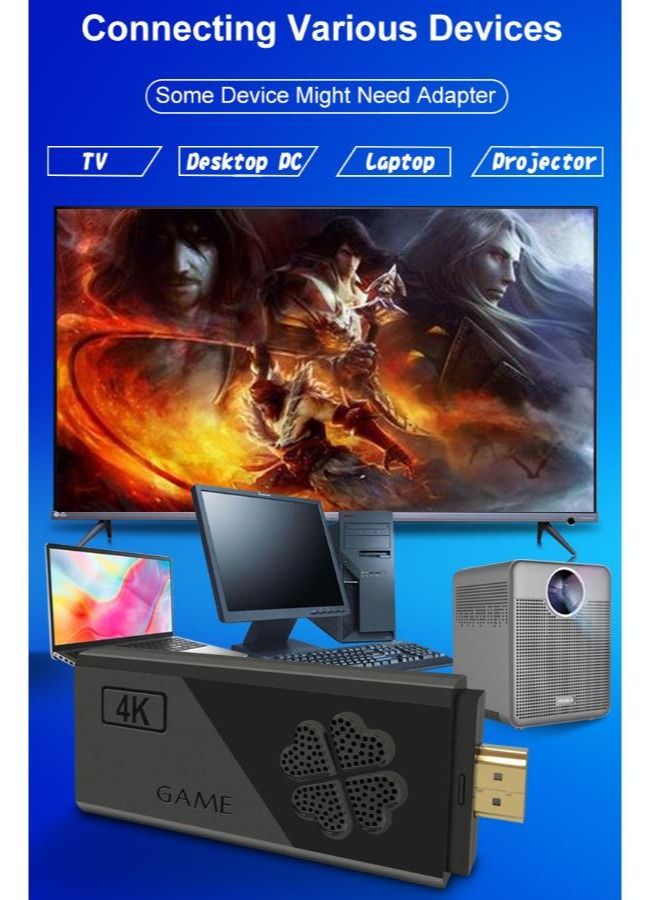 M8 Video Game Console 2.4G Double Wireless Controller Game Stick 4K 12000 games 64GB Retro games - Image 5