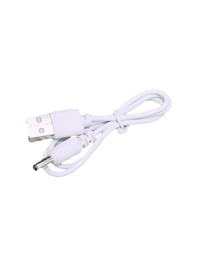 Power Line USB To DC Two-core Pure Copper Data Line Round Hole 3.5*1.35 Mobile Phone Microphone Audio Charging Line-Color:Dc3.5【30cm】copper-clad Steel Black  - Image 5