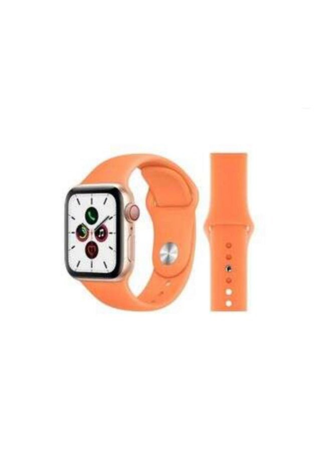 ACLIX Apple Watch Band Replacement Strap For Series 7/6/5/4/3/2/1/SE 42mm/44mm/45mm, Orange
