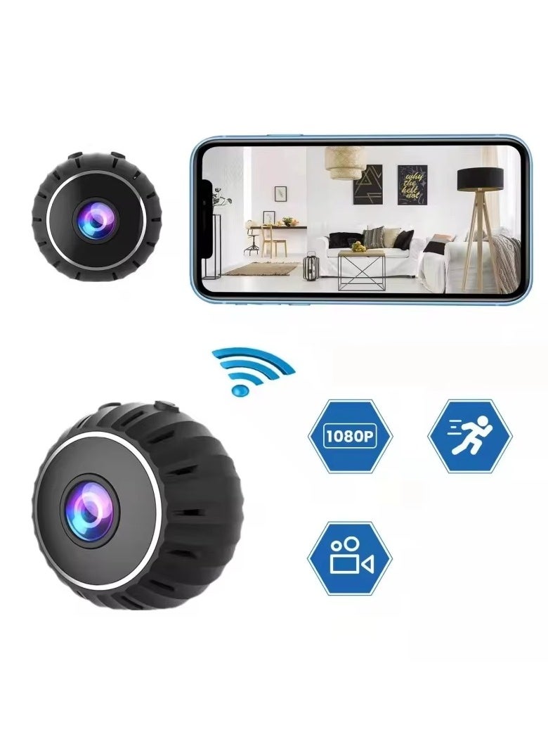 Generic - X10 Mini Camera HD 1080p Wireless Wifi Security Camera, Mobile Remote Control  - Black - Image 1