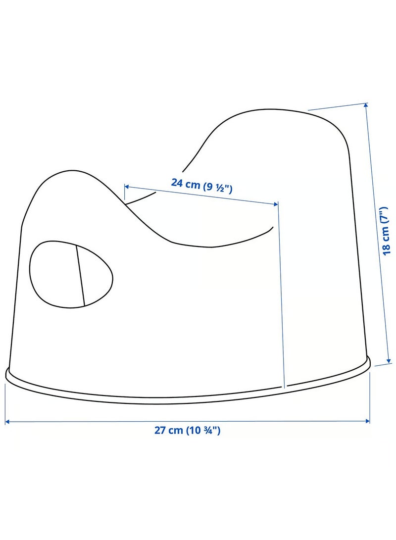 Children's Potty Trainer in turquoise - Image 3