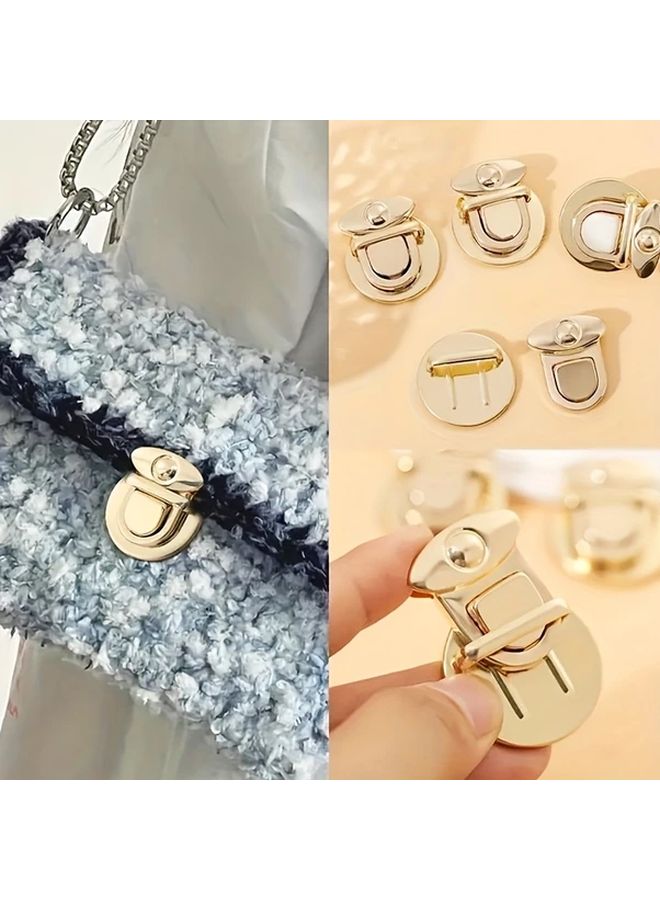 Light Golden Duckbill Buckle 10pcs Metal Lock For Bag DIY Craft Accessories - Image 3