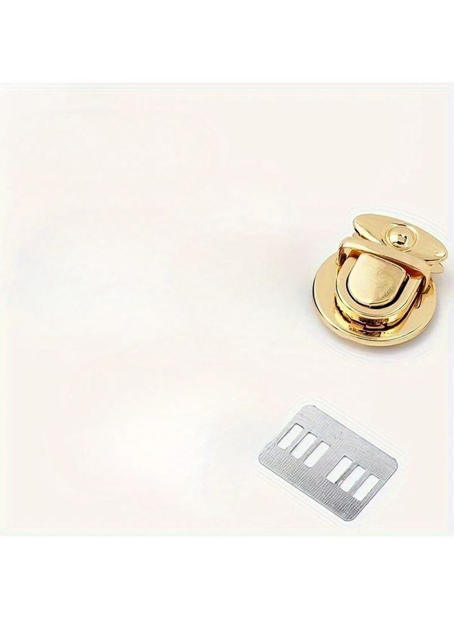Light Golden Duckbill Buckle 10pcs Metal Lock For Bag DIY Craft Accessories - Image 1