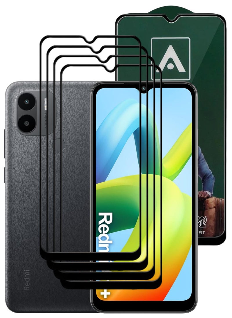 ACLIX 4 Pieces Antistatic ESD Dustproof Premium Quality High Definition Tempered Glass Screen Protector Designed For Xiaomi Redmi A1+ - Image 1