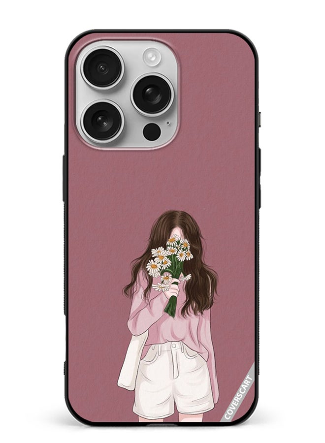 COVERSCART Protective Case Cover For Apple iPhone 16 Pro Max Jenny Design Pink