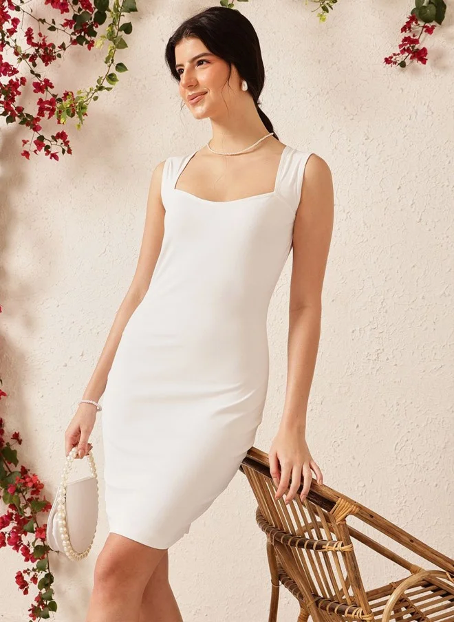 STREET 9 Bodycon Dress for Women in White