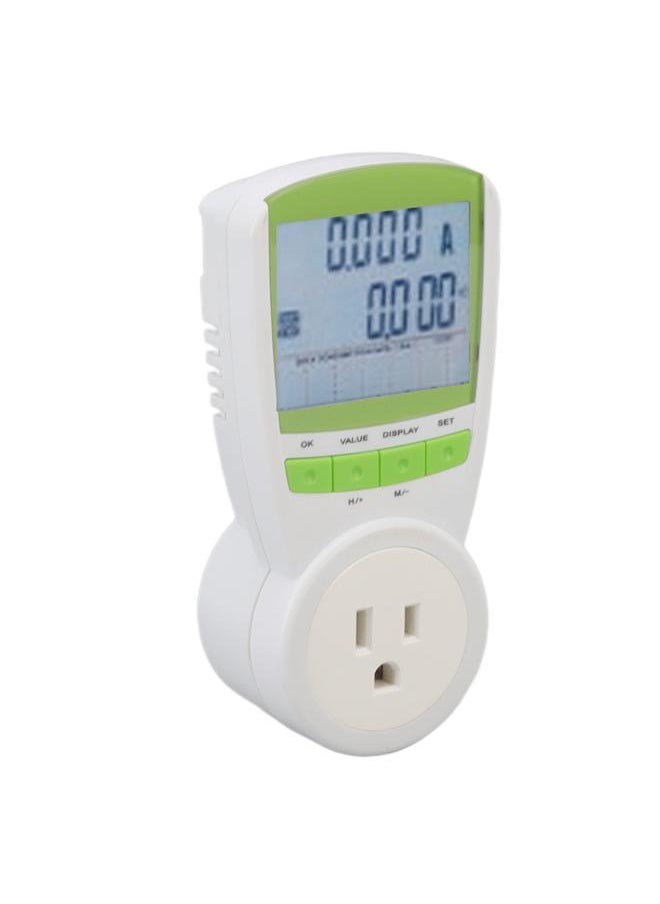 Thoraya - Watt Meter ABS 15A with Digital LCD Power Consumption Monitor for Home - Image 1