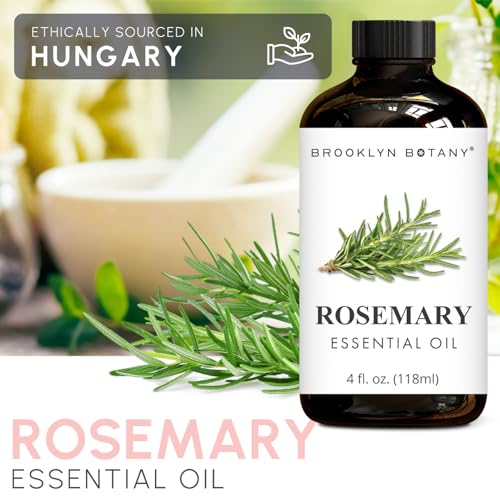Brooklyn Botany Rosemary Essential Oil - Huge 4 Fl Oz - 100% Pure and Natural - Premium Grade with Dropper - for Aromatherapy and Diffuser - Image 4