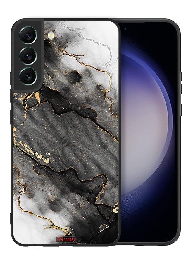 Tolwak غطاء حماية لهاتف Samsung Galaxy S22 Plus 5G بلون رخامي لامع - Image 2