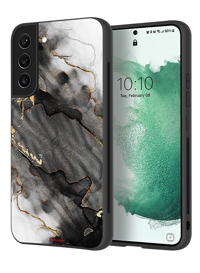 Tolwak غطاء حماية لهاتف Samsung Galaxy S22 Plus 5G بلون رخامي لامع - Image 1