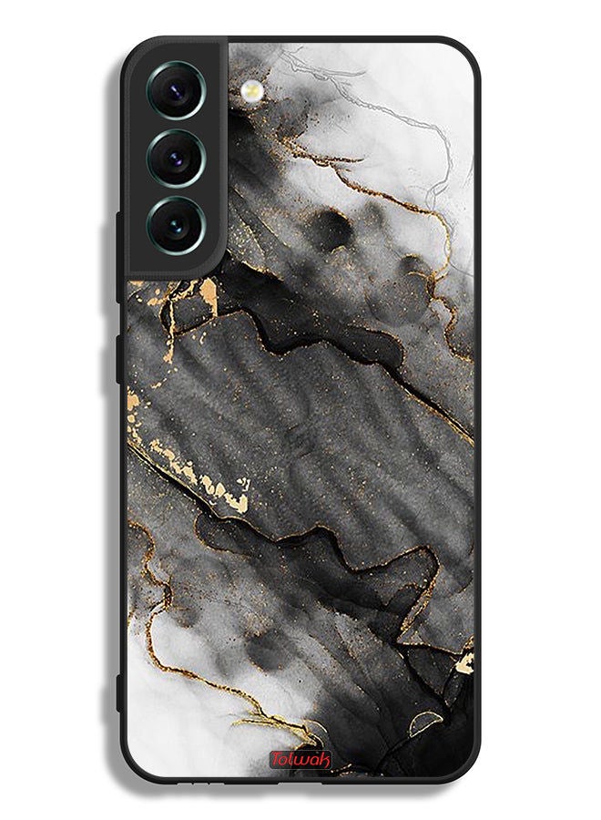 Tolwak غطاء حماية لهاتف Samsung Galaxy S22 Plus 5G بلون رخامي لامع - Image 3