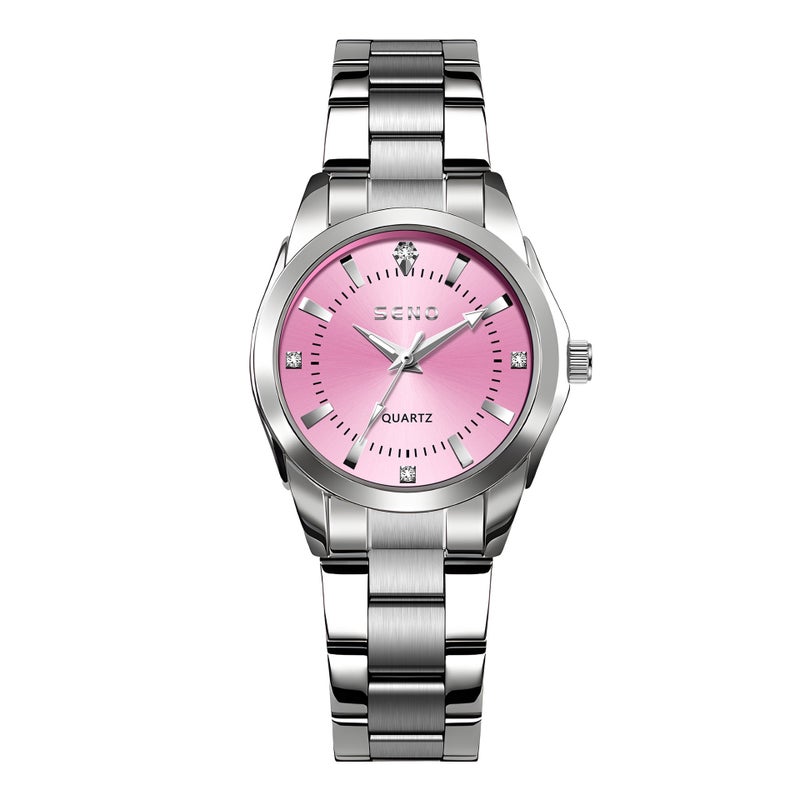SENO Women's Quartz Waterproof Watch - Trendy College Style, Ideal for Students